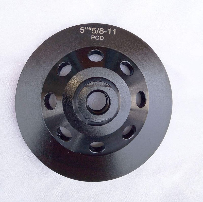 XINGXIN 5 inch PCD Grinding Wheel 6 Segments for Remove Epoxy Glue Mastic Paint and Concrete Floor Surface Coating with 5/8"-11 Thread - Image 2